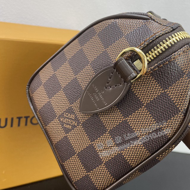 Lv路易威登2023專櫃新款Speedy Bandoulière20手袋 LV棋盤格手提肩背女包 ydh5158